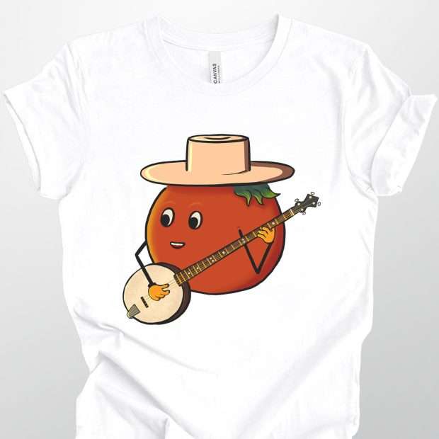 Country Singer Tomato Dude Unisex T-Shirt
