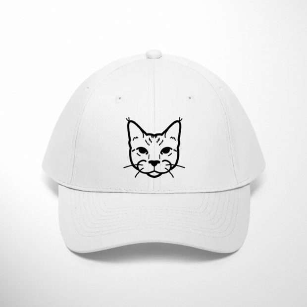 Custom Cat Icon Twill Hat